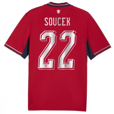 Tsjechië Soucek 22 Thuisshirt World Cup 2026