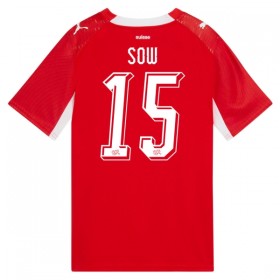 Zwitserland Djibril Sow 15 Thuisshirt World Cup 2026