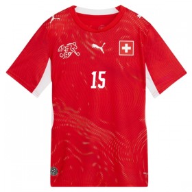 Zwitserland Djibril Sow 15 Thuisshirt World Cup 2026