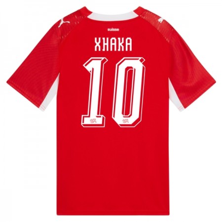 Zwitserland Granit Xhaka 10 Thuisshirt World Cup 2026