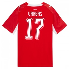 Zwitserland Vargas 17 Thuisshirt World Cup 2026