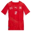 Zwitserland Vargas 17 Thuisshirt World Cup 2026