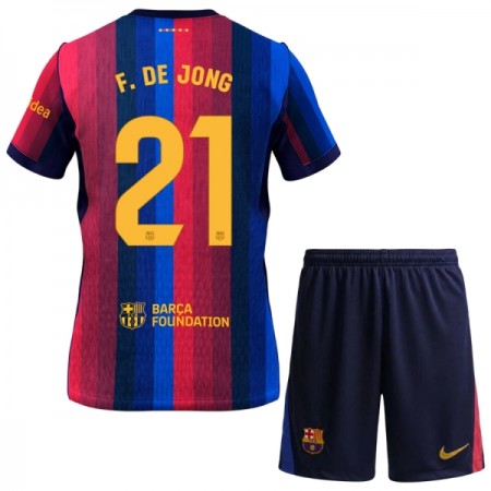 FC Barcelona Frenkie de Jong 21 Thuistenue 2026-27 - Kids FC Barcelona Frenkie de Jong 21 Thuistenue 2026-27 - Kids