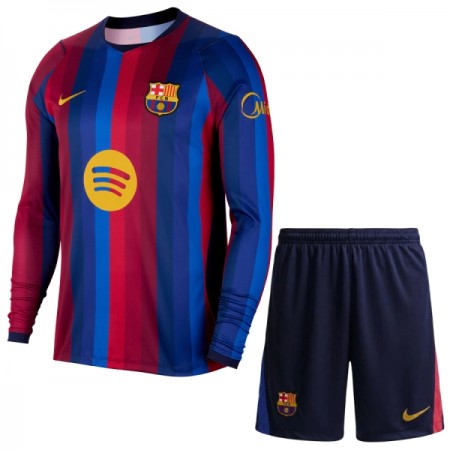 FC Barcelona Thuistenue 2026-27 Lange Mouw - Kids FC Barcelona Thuistenue 2026-27 Lange Mouw - Kids