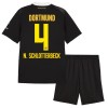 Borussia Dortmund N. Schlotterbeck 4 Uittenue 2026-27 - Kids Borussia Dortmund N. Schlotterbeck 4 Uittenue 2026-27 - Kids