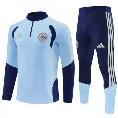 Ajax Blauwe Trainings Sweatshirt Kwart-Zip 2026-27 Ajax Blauwe Trainings Sweatshirt Kwart-Zip 2026-27