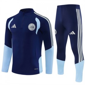 Ajax Blauwe Trainings Sweatshirt Kwart-Zip 2026-27