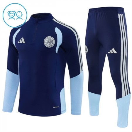 Ajax Blauwe Trainings Sweatshirt Kwart-Zip 2026-27  - Kids
