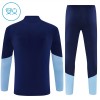 Ajax Blauwe Trainings Sweatshirt Kwart-Zip 2026-27  - Kids
