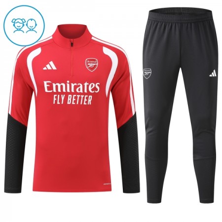 Arsenal Rode Trainings Sweatshirt Kwart-Zip 2026-27 - Kids Arsenal Rode Trainings Sweatshirt Kwart-Zip 2026-27 - Kids