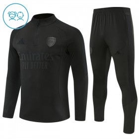 Arsenal Zwarte Trainings Sweatshirt Kwart-Zip 2026-27 - Kids