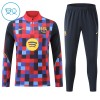 Barcelona Rode Trainings Sweatshirt Kwart-Zip 2026-27  - Kids