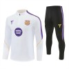 Barcelona Witte Trainings Sweatshirt Kwart-Zip 2026-27 Barcelona Witte Trainings Sweatshirt Kwart-Zip 2026-27