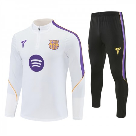 Barcelona Witte Trainings Sweatshirt Kwart-Zip 2026-27 Barcelona Witte Trainings Sweatshirt Kwart-Zip 2026-27