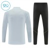 Barcelona Witte Trainings Sweatshirt Kwart-Zip 2026-27  - Kids