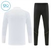 Barcelona Witte Trainings Sweatshirt Kwart-Zip 2026-27  - Kids