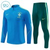 Brazilië Blauwe Trainings Sweatshirt Kwart-Zip 2026-27 - Kids Brazilië Blauwe Trainings Sweatshirt Kwart-Zip 2026-27 - Kids