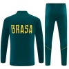 Brazilië Groene Trainings Sweatshirt Kwart-Zip 2026-27