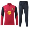 FC Barcelona Rode Trainings Sweatshirt Kwart-Zip 2026-27 FC Barcelona Rode Trainings Sweatshirt Kwart-Zip 2026-27