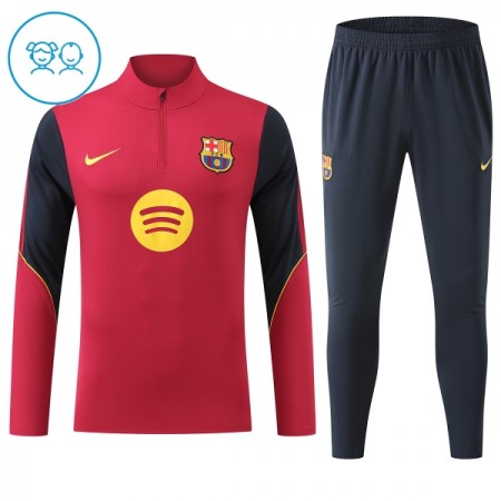 FC Barcelona Rode Trainings Sweatshirt Kwart-Zip 2026-27 - Kids FC Barcelona Rode Trainings Sweatshirt Kwart-Zip 2026-27 - Kids