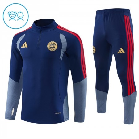 FC Bayern München Blauwe Trainings Sweatshirt Kwart-Zip 2026-27 - Kids FC Bayern München Blauwe Trainings Sweatshirt Kwart-Zip 2026-27 - Kids