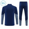 FC Bayern München Blauwe Trainings Sweatshirt Kwart-Zip 2026-27  - Kids