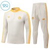 FC Bayern München Witte Trainings Sweatshirt Kwart-Zip 2026-27  - Kids