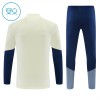 FC Bayern München Witte Trainings Sweatshirt Kwart-Zip 2026-27  - Kids