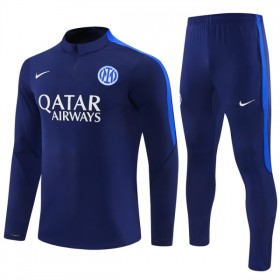 Inter Milan Blauwe Trainings Sweatshirt Kwart-Zip 2026-27
