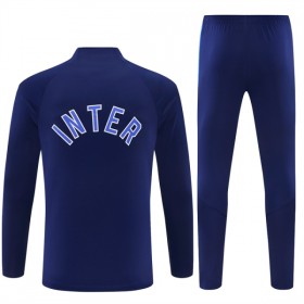 Inter Milan Blauwe Trainings Sweatshirt Kwart-Zip 2026-27