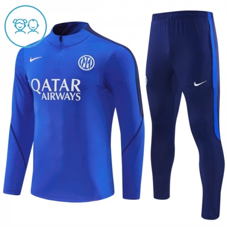 Inter Milan Blauwe Trainings Sweatshirt Kwart-Zip 2026-27  - Kids
