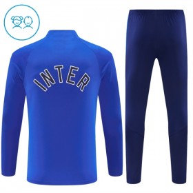 Inter Milan Blauwe Trainings Sweatshirt Kwart-Zip 2026-27  - Kids