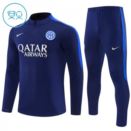 Inter Milan Blauwe Trainings Sweatshirt Kwart-Zip 2026-27  - Kids