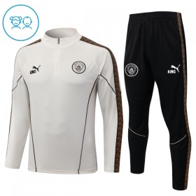 Manchester City Gray Version Trainings Sweatshirt Kwart-Zip 2026-27 - Kids
