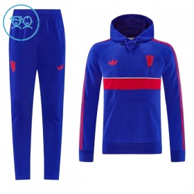 Manchester United Hoodie Blauwe Trainings Sweatshirt 2026-27 - Kids