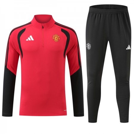 Manchester United Rode Trainings Sweatshirt Kwart-Zip 2026-27