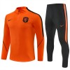 Nederland Oranje Trainings Sweatshirt Kwart-Zip 2026-27 Nederland Oranje Trainings Sweatshirt Kwart-Zip 2026-27