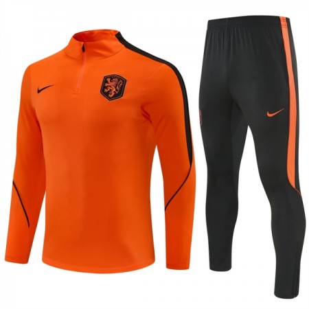 Nederland Oranje Trainings Sweatshirt Kwart-Zip 2026-27 Nederland Oranje Trainings Sweatshirt Kwart-Zip 2026-27