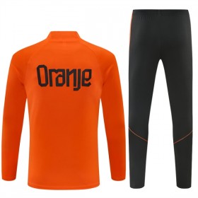 Nederland Oranje Trainings Sweatshirt Kwart-Zip 2026-27