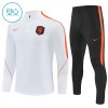 Nederland Witte Trainings Sweatshirt Kwart-Zip 2026-27 - Kids Nederland Witte Trainings Sweatshirt Kwart-Zip 2026-27 - Kids