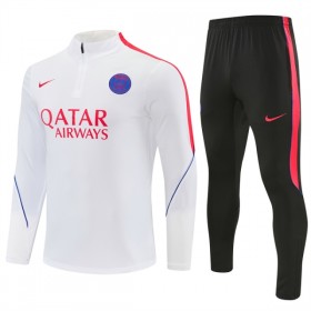 Paris Saint Germain Witte Trainings Sweatshirt Kwart-Zip 2026-27