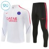 Paris Saint Germain Witte Trainings Sweatshirt Kwart-Zip 2026-27  - Kids