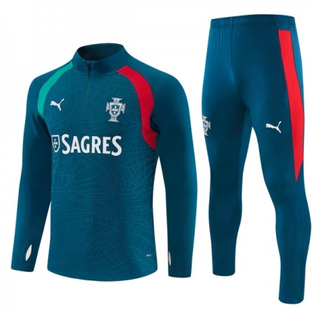 Portugal Blauwe Trainings Sweatshirt Kwart-Zip 2026-27 Portugal Blauwe Trainings Sweatshirt Kwart-Zip 2026-27