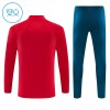 Portugal Rode Trainings Sweatshirt Kwart-Zip 2026-27  - Kids