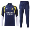 Real Madrid Blauwe Trainings Sweatshirt Kwart-Zip 2026-27 Real Madrid Blauwe Trainings Sweatshirt Kwart-Zip 2026-27