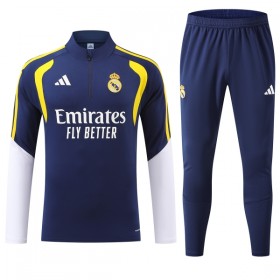 Real Madrid Blauwe Trainings Sweatshirt Kwart-Zip 2026-27