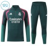 Real Madrid Groene Trainings Sweatshirt Kwart-Zip 2026-27 - Kids Real Madrid Groene Trainings Sweatshirt Kwart-Zip 2026-27 - Kids