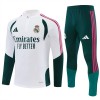 Real Madrid Witte Trainings Sweatshirt Kwart-Zip 2026-27 Real Madrid Witte Trainings Sweatshirt Kwart-Zip 2026-27