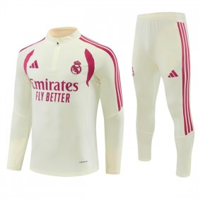 Real Madrid Witte Trainings Sweatshirt Kwart-Zip 2026-27