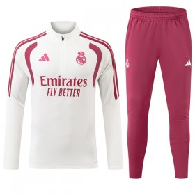 Real Madrid Witte Trainings Sweatshirt Kwart-Zip 2026-27